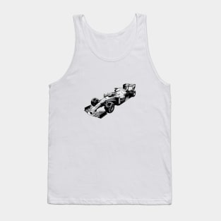 Formula 1 Car Silver Arrow Tank Top